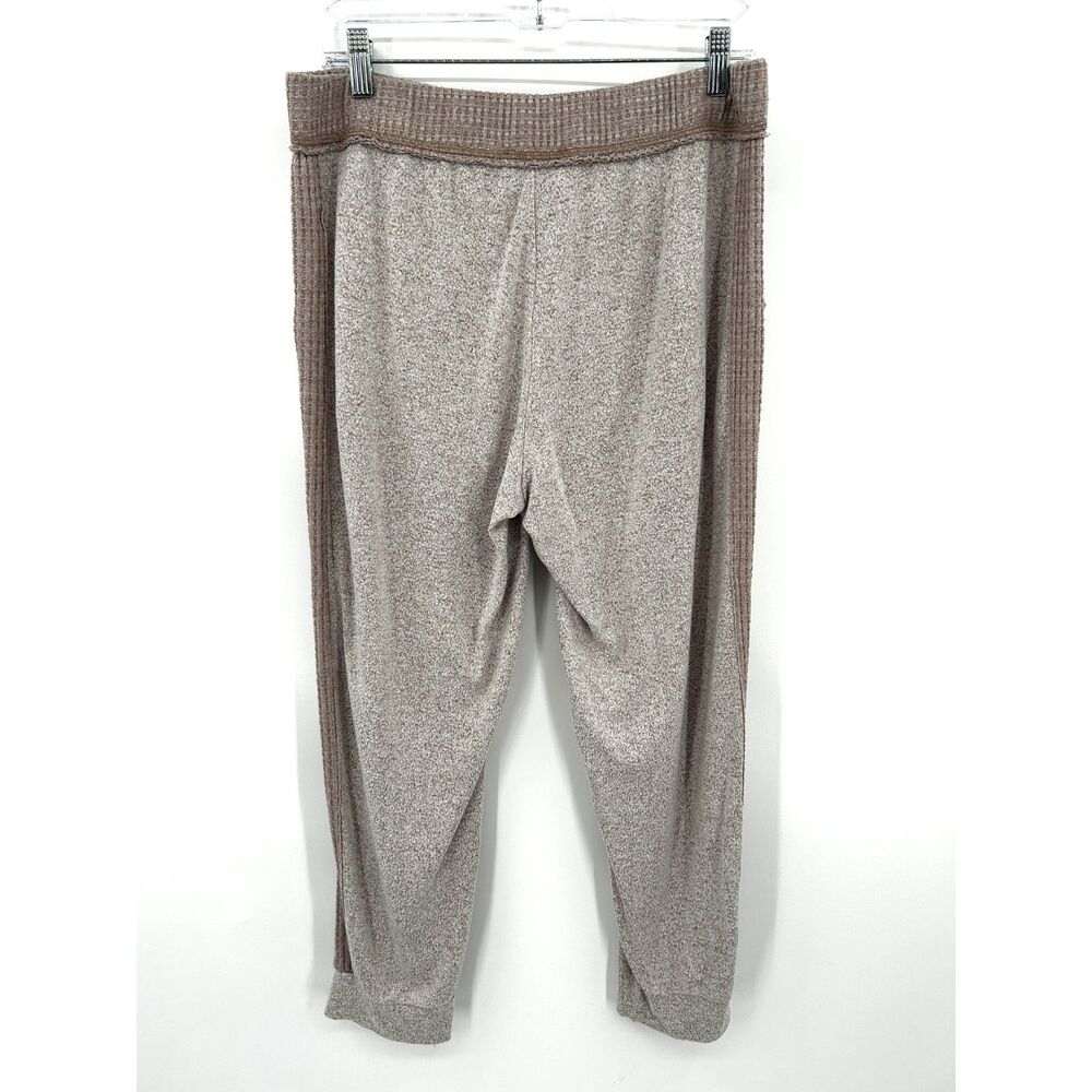 ANTHROPOLOGIE Saturday Sunday Waffle Knit Ruffle Cozy Jogger Lounge Set Medium - Picture 8 of 12